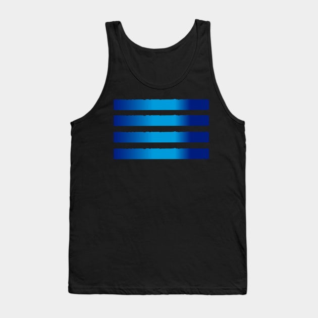 Black and blue Tank Top by Vitoria_Albuquerque